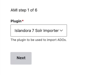 Islandora 7 Solr Importer Step 1 Plugin 