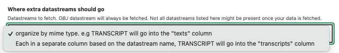 Islandora Solr Importer Datastream Placement