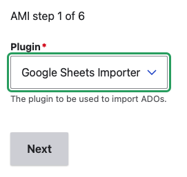 Plugin Importer Select