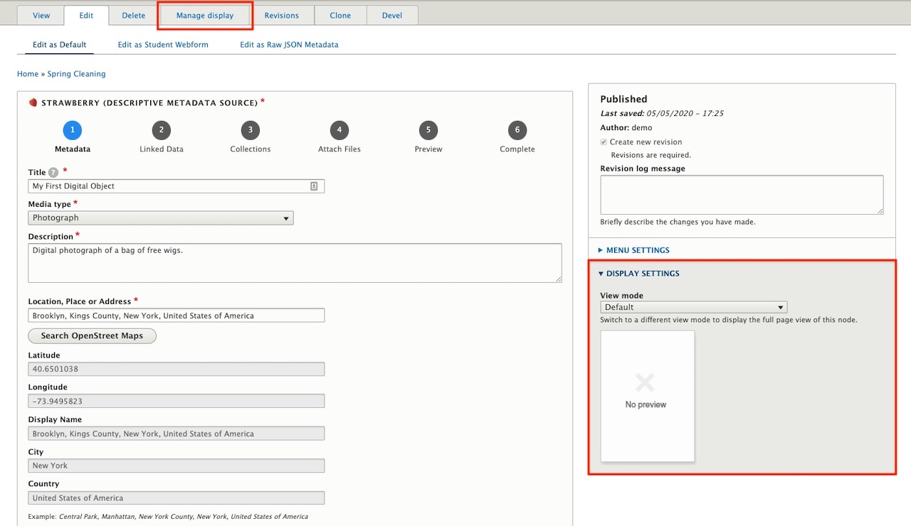 Display Settings